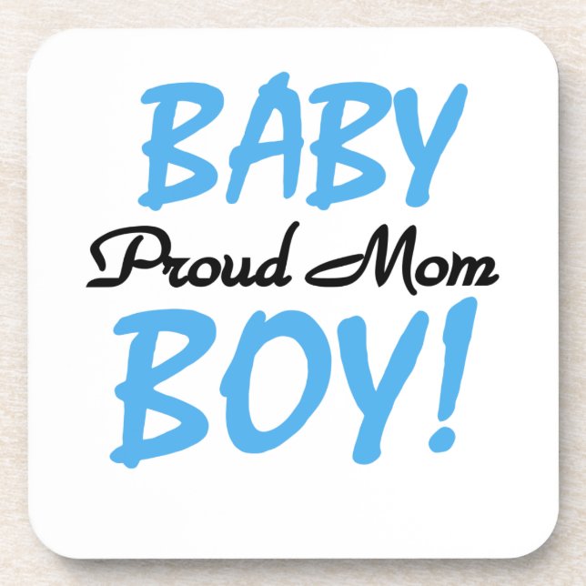 Proud Mama Baby Boy Geschenke Untersetzer (Vorderseite)