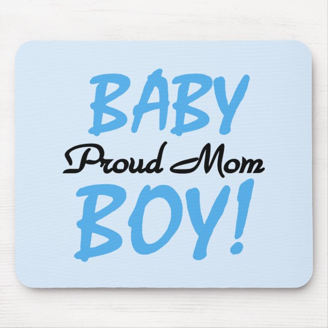 Proud Mama Baby Boy Tshirts und Geschenke Mousepad (Vorne)