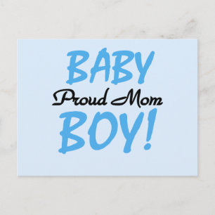 Proud Mama Baby Boy Tshirts und Geschenke Postkarte