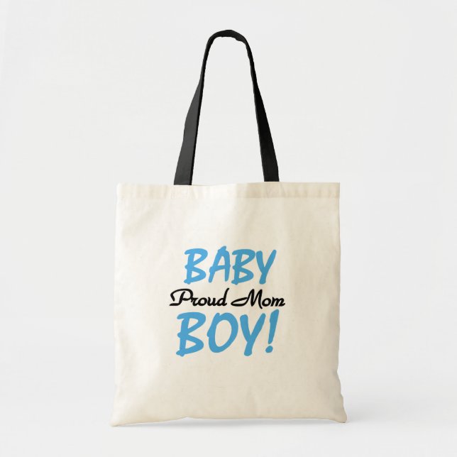 Proud Mama Baby Boy Tshirts und Geschenke Tragetasche (Vorne)