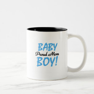 Proud Mama Baby Boy Tshirts und Geschenke Zweifarbige Tasse