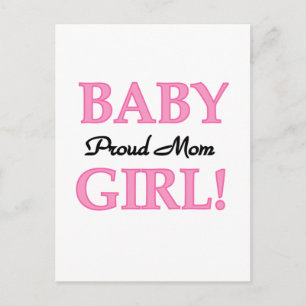 Proud Mama Baby Girl Tshirts und Geschenke Postkarte