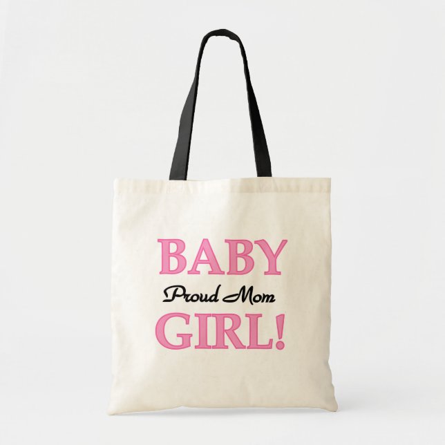 Proud Mama Baby Girl Tshirts und Geschenke Tragetasche (Vorne)