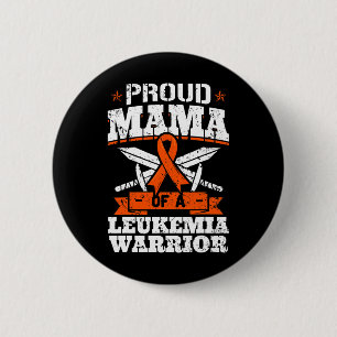 Proud Mama einer Leukämie Krieger Mama Bewusstsein Button