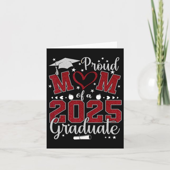 Proud-Mama eines 2025-Grad-Cl-Senior-Abschlusses Karte (Vorderseite)