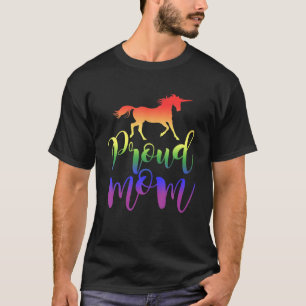 Proud Mama Mütter Tag Geschenk Regenbogen Magische T-Shirt