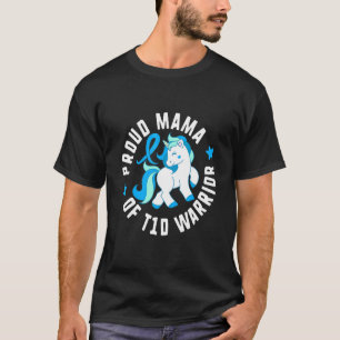 Proud Mama T1d Warrior Diabetes T1 Awareness Cu T-Shirt