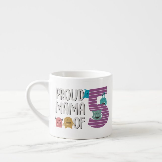 Proud Mama von fünf Espressotasse (Links)