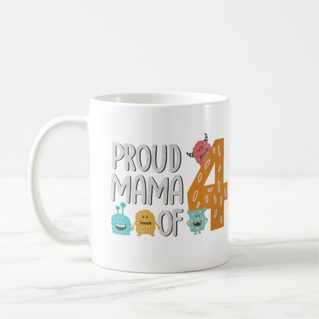 Proud Mama von Vier Kaffeetasse (Links)