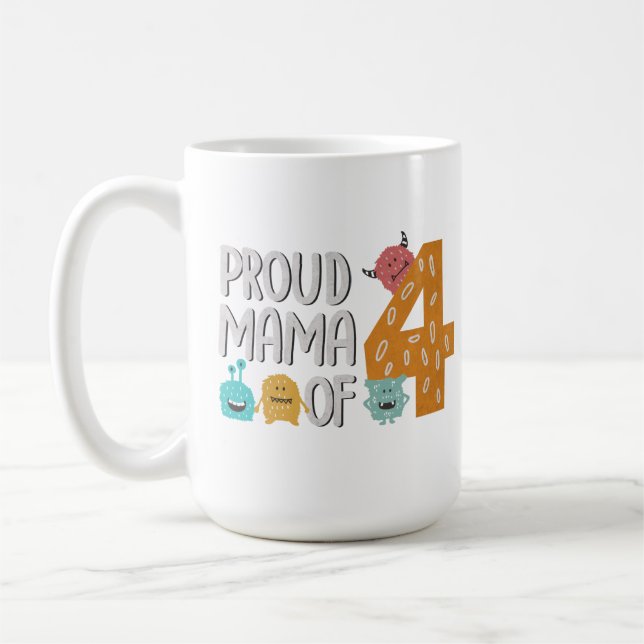 Proud Mama von Vier Kaffeetasse (Links)