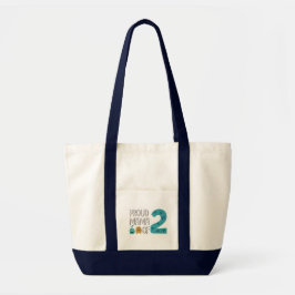 Proud Mama von zwei Tote Bag Tragetasche