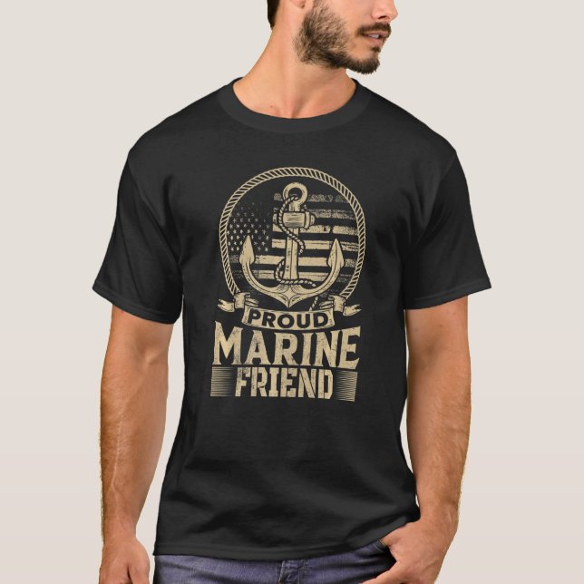 Proud Marine Friend T-Shirt (Vorderseite)
