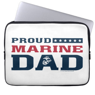 Proud Marine Vater - Farbe Laptopschutzhülle