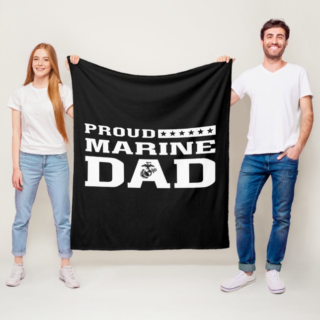Proud Marine Vater Fleecedecke (Beispiel)