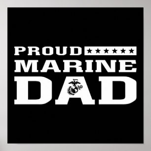 Proud Marine Vater Poster