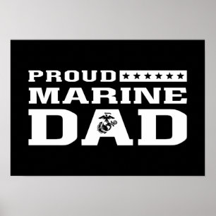Proud Marine Vater Poster