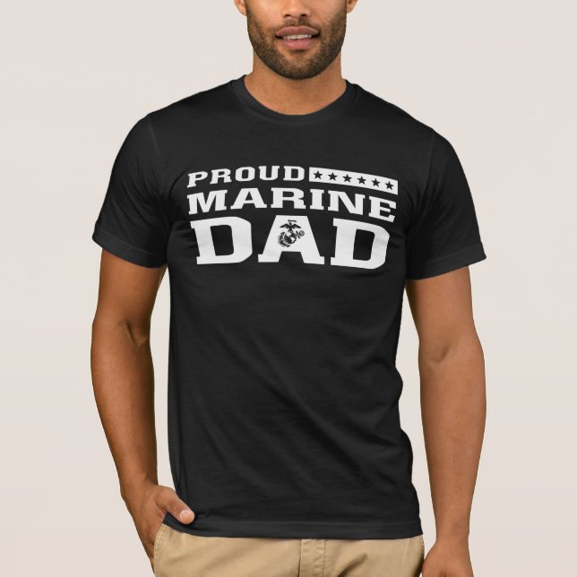 Proud Marine Vater T-Shirt (Vorderseite)