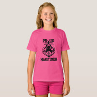 Proud Maritimer Anker Oktopus Leuchtturm Route T-