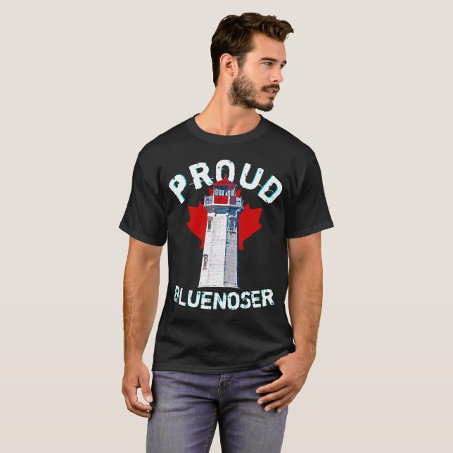 Proud Maritimer BLUENOSER Kanada Shirt Nova Scotia (Vorne ganz)