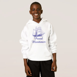 Proud Maritimer Hoodie Segel Schiff