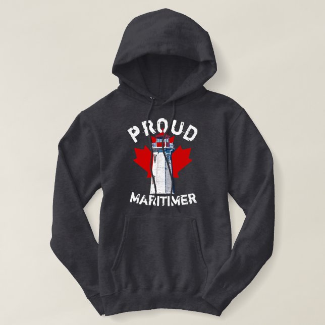 Proud Maritimer Shirt Nova Scotia peggy's cove (Design vorne)