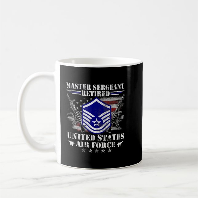 Proud Master Sergeant Remüde Air Force Veteran Vi Kaffeetasse (Links)