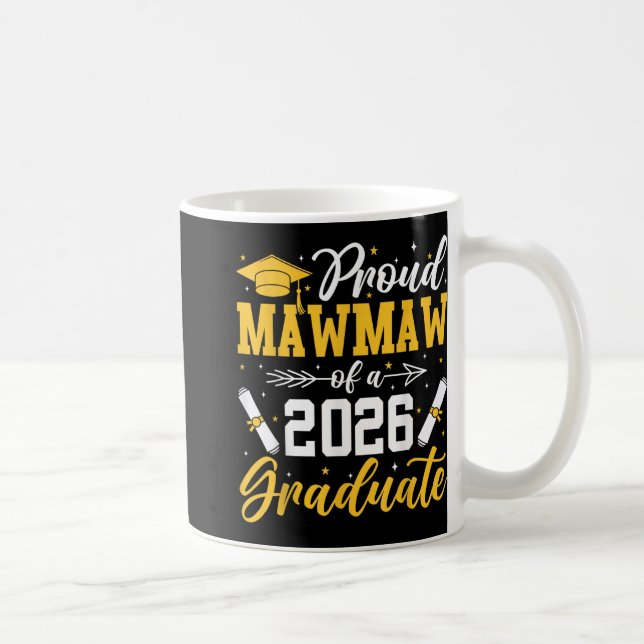 Proud Mawmaw von einer höheren Oma im Jahr 2026 Kaffeetasse (Rechts)