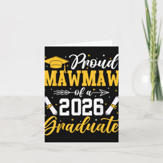 Proud Mawmaw von einer höheren Oma im Jahr 2026 Karte