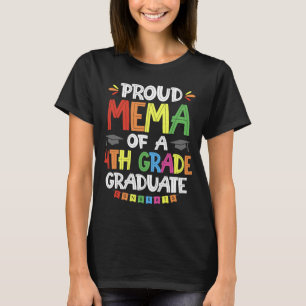 Proud Mema a 4th Graduate Abschluss Clas T-Shirt