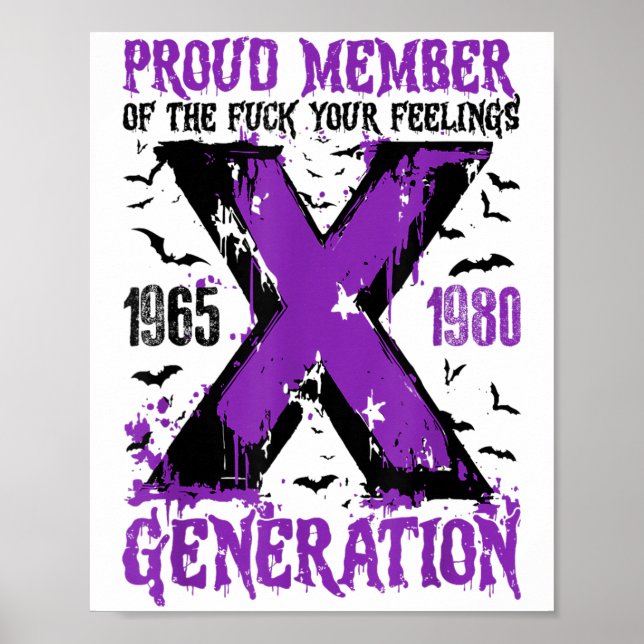 Proud Member X Generation For Your Feelings Hallow Poster (Vorne)