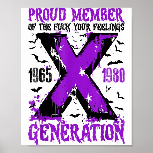Proud Member X Generation For Your Feelings Hallow Poster (Vorne)