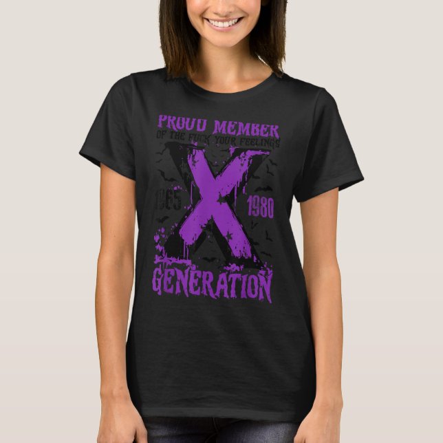 Proud Member X Generation For Your Feelings Hallow T-Shirt (Vorderseite)