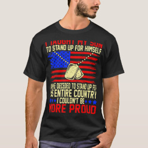 Proud Military Mama & Vater I lehrte meinen Sohn, T-Shirt