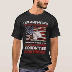 Proud Military Mama & Vater I lehrte meinen Sohn, T-Shirt
