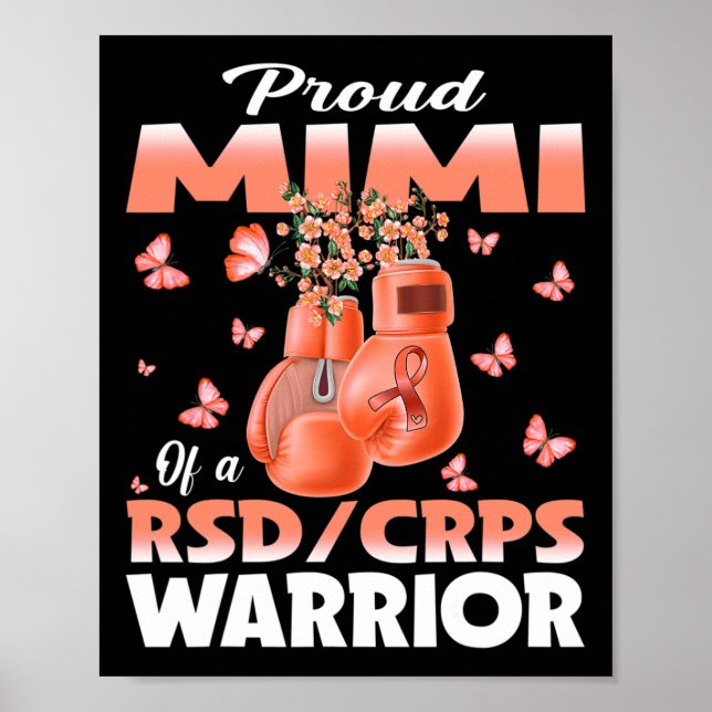 Proud Mimi eines Rsd-Crps-Krieger-Sensibilisierung Poster (Vorne)