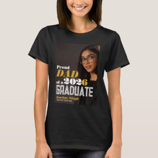 Proud Mom Graduation Photo T-Shirt – Modern Chic