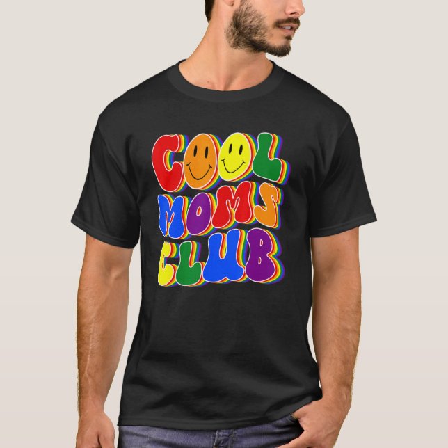 Proud Mom LGBTQ Pride Cool Moms Gay Pride LGBT Pri T-Shirt (Vorderseite)