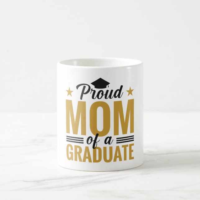 Proud Mom of a Graduate Coffee Mug Kaffeetasse (Mittel)