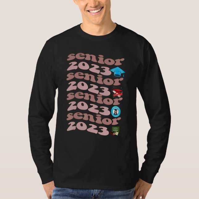 Proud Mom Senior 2023 T-Shirt (Vorderseite)