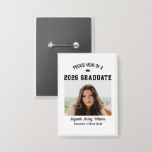 Proud Mom Senior Custom Year Graduate Photo Parent