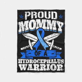 Proud Mommy of a Hydrocephalus Warrior Awareness R Fleecedecke