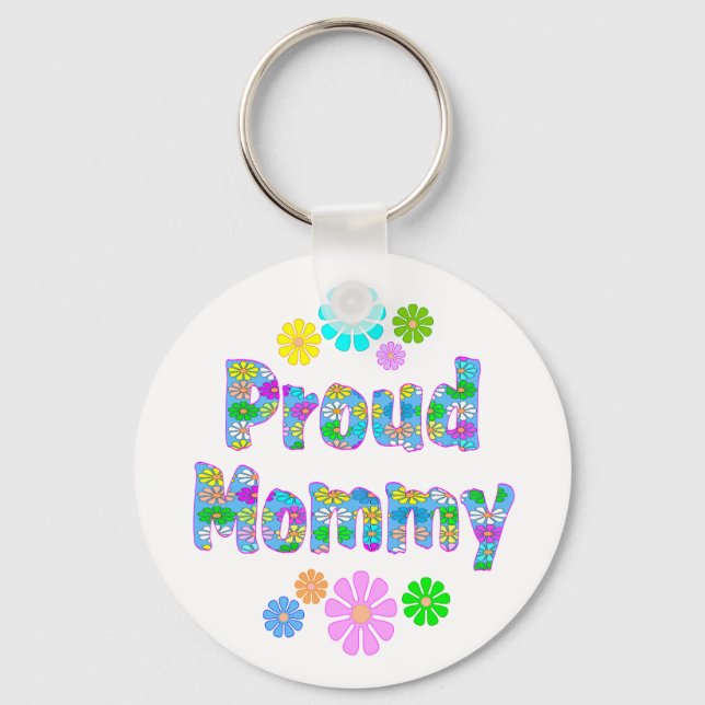 Proud Mommy Schlüsselanhänger (Vorderseite)