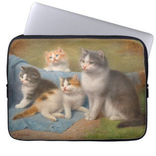 Proud Mother Cat Wilhelm Schwar Art Laptopschutzhülle