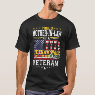 Proud Mutter vor dem Gesetz Vietnamkrieg Veteran M T-Shirt
