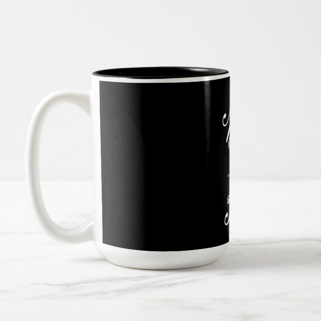 Proud Nail Tech Zweifarbige Tasse (Links)