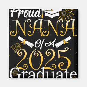 Proud Nana mit einer Cl von 2025 Graduate Nana Sen Magnet