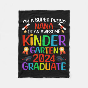 Proud Nana of Phantastisch Kindergarten 2024 Gradu Fleecedecke