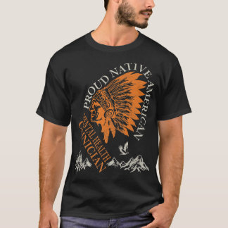 Proud Native American Job Mental Health Clinician6 T-Shirt