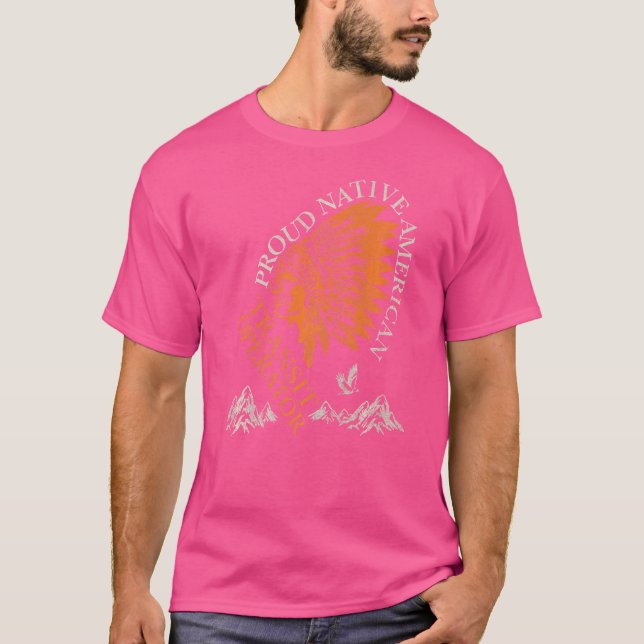 Proud Native American Job Transit Operator T-Shirt (Vorderseite)