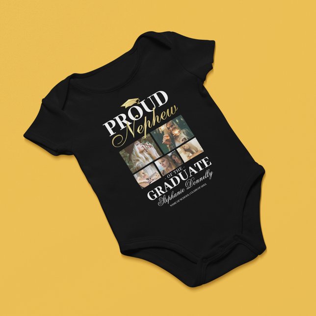 Proud Nephew vom Graduate Baby Bodysuit Strampler (Von Creator hochgeladen)